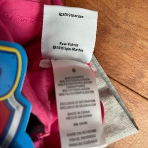Paw patrol “Sky” hoodie set.  Pink and grey soft material.  Brand new.  Size 9